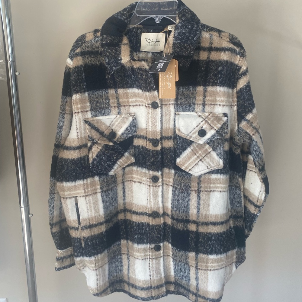 Plaid Shacket - Picture 2 of 4